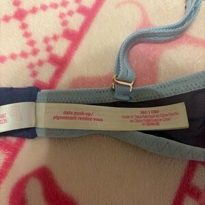 PINK Victoria's Secret Blue Bra